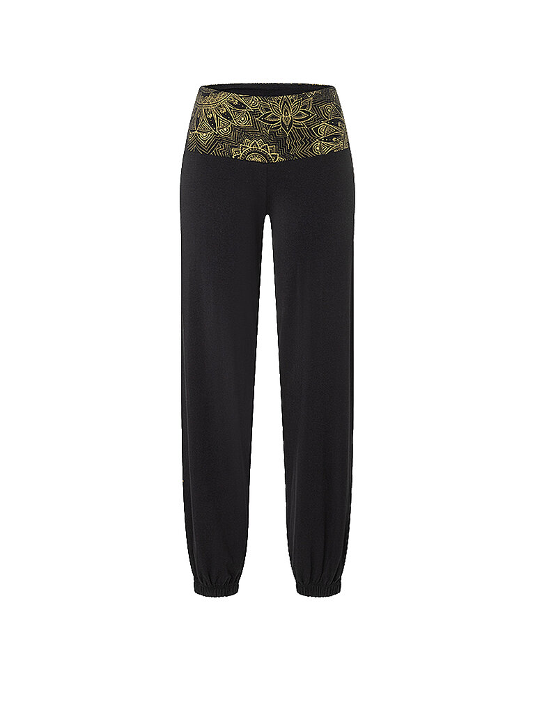 SPIRIT OF OM Damen Yogahose Bali schwarz | XS